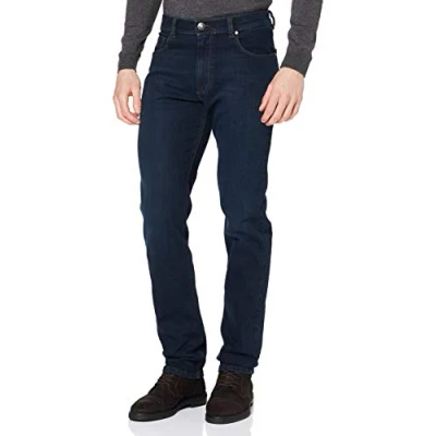 Obrázek bugatti Pánské džíny 3280d 16640 Loose Fit, černé (Dark Navy 293), 44 W / 30L EU, černá (tmavě námořnická 293).