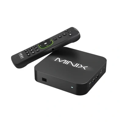 Obrázek MINIX U8K Ultra Android Media AI Box, 8K UHD TV 128GB eMMC, 8GB LPDDR4X RAM, Dolby Vision, Audio Passthrough, Player s A3 Pro bezdrátový šestiosý gyroskop