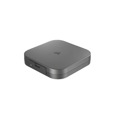 Obrázek Corsair EX400U 1TB USB4 Tragbare Externe USB Type C SSD USB4, 3.2 Gen2 2x2 Anschlüsse, Bis zu 40Gbps, Plug and Play, MagSafe, Inklusive (USB4) Kabel Windows PC, iOS Mac Grau