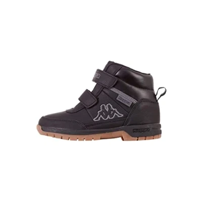 Obrázek Kappa Bright MID Zimní obuv pro děti, Velikost: 27, Black Koženka/textil