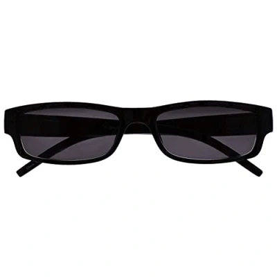 Obrázek The Reading Glasses Company Brýle na čtení firmy černé lehké sluneční čtečky UV400 pánské ženy S32 1 +2,00