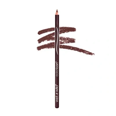 Obrázek Wet n Wild, Color Icon konturovací tužka na rty Pencil, rtěnka s bohatou recepturou, krémová a bez skvrn, přesné nanášení tužkou jemnou, plnou texturou, zářivá barva, kaštanová drážka