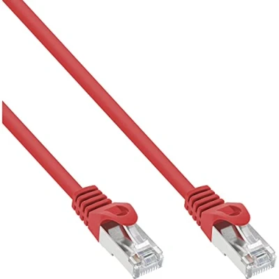 Obrázek InLine 72522R propojovací kabel, SF/UTP, Cat.5e, červený 0,25m