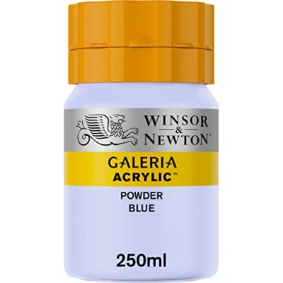Obrázek Winsor &amp; Newton 2137446 Galeria akrylová barva, vysoká pigmentace, stálá na světle, konzistence, 250 ml tuba pudrová modrá