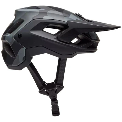 Obrázek Fox Racing SPEEDFRAME CAMO Helmet Unisex cyklistická helma, ochranná funkce, optimalizované větrání, Black Camo, L