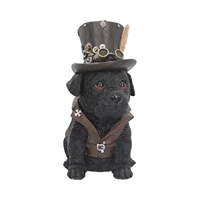Obrázek Nemesis Now Cogsmiths Hundefigur, 26 cm, Schwarz