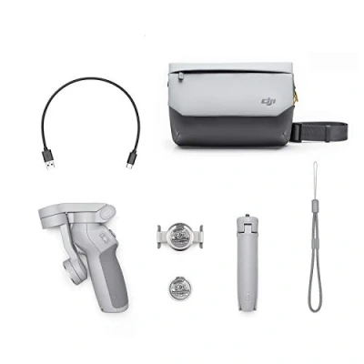 Obrázek DJI OM 4 sada, včetně tašky přes rameno a ručního stativu, 3osý stabilizátor pro chytrý telefon, vlog, YouTube, živé video, iPhone, Android