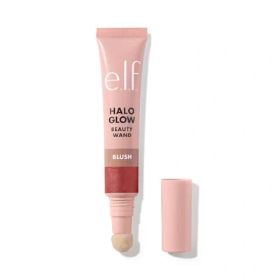 Obrázek e.l.f. Halo Glow Blush Beauty zeď, tekutá tvářenka pro zářivé, červenající se tváře, infuzováno Squalanem, veganské a netestované na zvířatech, Rosé You Slay, 10 ml