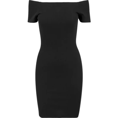 Obrázek Urban Classics OFF Shoulder Pouzdrové šaty, Ženy, Velikost: Medium, Black
