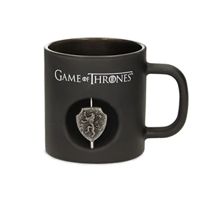 Obrázek SD Toys Mug Game of Thrones Lannister Verre Noir Logo rotatif 8436546897545