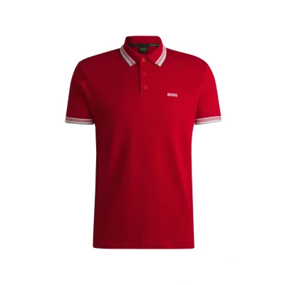 Obrázek BOSS Paddy Polotričko, Muži, Velikost: Small, Medium red