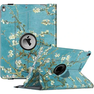 Obrázek Fintie Hülle für iPad Air 10.5&quot; 2019 (3. Generation) / Pro 2017, 360 Grad verstellbare Schutzhülle mit eingebautem Pencil Halter, Auto Schlaf/Wach Funktion, Blossom