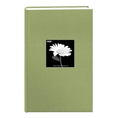 Obrázek Fabric Frame Cover Photo Album 300 Pockets Hold 4x6 Photos, Sage Green