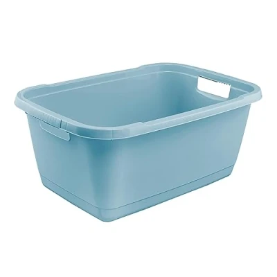 Obrázek keeeper Vana na prádlo, stabilní plast, 52 l, Aenna, Nordic Blue