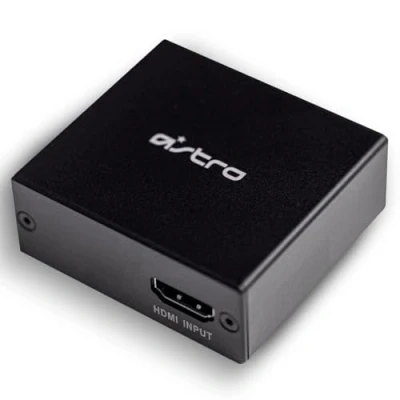 Obrázek ASTRO HDMI adaptér Pro PS5, nabízí perfektní rovnováhu hry, audio extractor 4K na Optical Spdif Toslink, kompatibilní se základní stanicí A50, MixAmp TR, A20 Gaming Headset PS5 černý