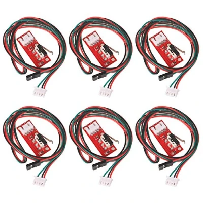 Obrázek GTIWUNG 6 kusů mechanických koncových spínačů s kabelem pro 3D tiskárny Makerbot Prusa Mendel RepRap Mega 2560 1280 CNC Arduino RAMPS 1,4