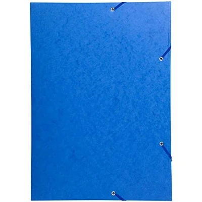 Obrázek Exacompta Sběratelské desky 59507E (gumička, 3 klapky, karton Manila 600 g/m², pro DIN A3, 29,7 x 42 cm) 1 kus modrý