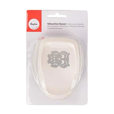Obrázek Rayher Hobby 69074000 vytlačovač siluety, sova, 3,5 x 4,5 cm, vhodný na papír/karton do 200 g/m²