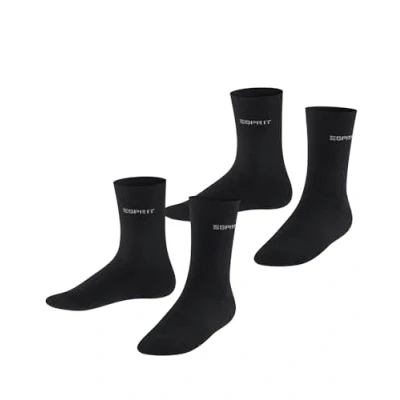 Obrázek ESPRIT Unisex dětské ponožky (balení 2 ks), černá (Black 3000)