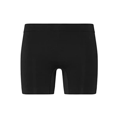 Obrázek Jockey Kalhotky Skimmies Short Length bezešvé cyklistické kalhoty pro ženy s krátkými nohavicemi, protiskluzové z prodyšné látky mikrovlákna, šortky vysokým pasem, černá