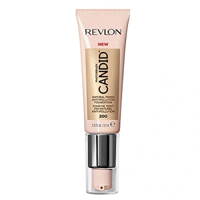 Obrázek Revlon PhotoReady Candid Glow Moisture Anti Pollution Foundation, Longwear Sheer Medium Coverage s Finish, 200 Buff, 22 ml