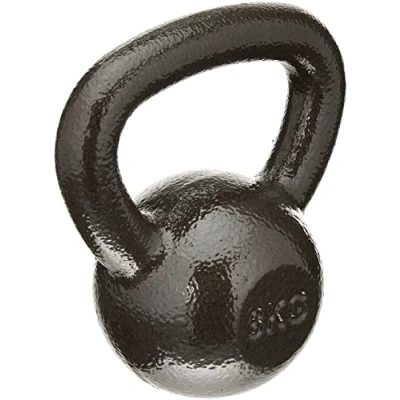 Obrázek Amazon Basics Kulová činka z litiny, 8 kg, černá