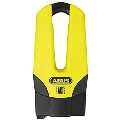 Obrázek ABUS Bremsscheibenschloss Granit Quick 37/60 Maxi + Mini Motorradschloss mit Sicherheitslevel 15 13 mm starker Bügel 70 Bügelhöhe, Gelb