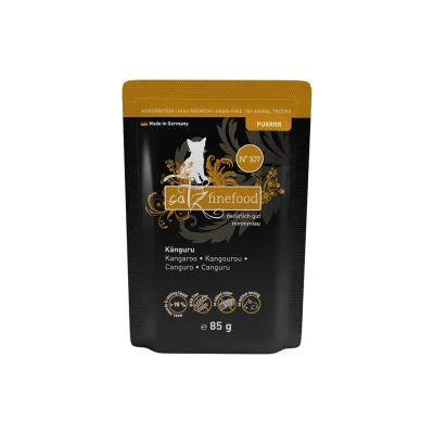 Obrázek Kapsička CATZ FINEFOOD Purrrr No.107 s klokanem 85g