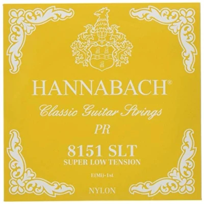Obrázek Hannabach struny pro klasickou kytaru Seire 815 Super Low Tension Silver Special, kytarové (univerzální téměř každý nástroj, klasická kytara, Made in Germany)