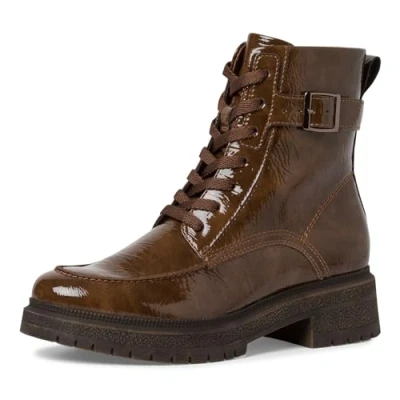 Obrázek Tamaris Kotníkové boty na platformě, Ženy, Velikost: 40, Mahogany