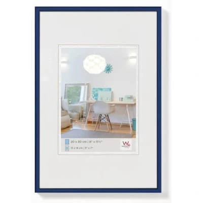 Obrázek Walther design KV130L New Lifestyle Plastový rám, 21x29,7 cm, modrá