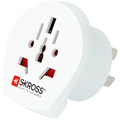 Obrázek SKROSS Country Adapter World to Australia/Čína: cestovní adaptér pro cestování do zemí, které používají australský standard 1.500222, bílý, bez USB