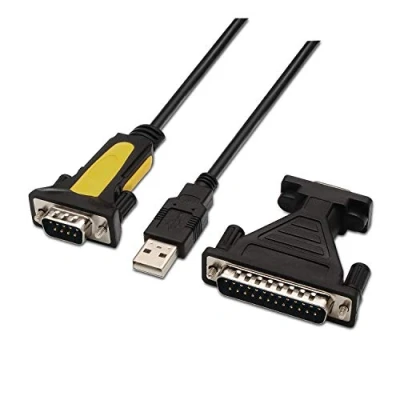 Obrázek AISENS A104 0039 1.8 m USB auf Seriell Konverter, Schwarz