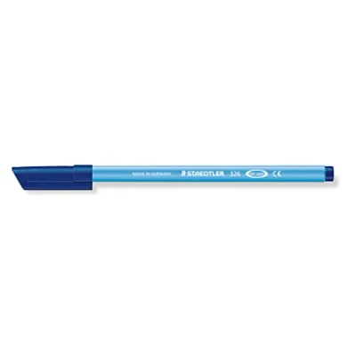 Obrázek STAEDTLER 326 30 fixů Noris Club, cca 1,0 mm, omyvatelný, 10 kusů v kartonovém pouzdře, světle modrý