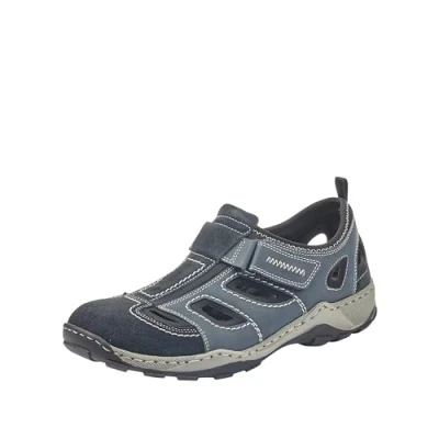 Obrázek Rieker Pánské 08075 tenisky, modré Pacifik Denim černé 14, 41 EU, Modrá kombinovaná