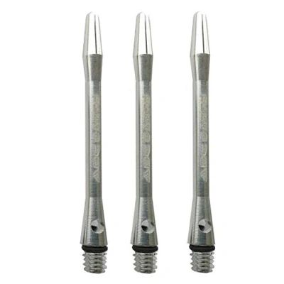 Obrázek abcdarts Unisex hliníková sada Shaft Dart Sch fte pro dospělé, stříbrná, M EU