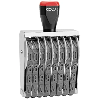 Obrázek COLOP 108907 číselné razítko 15008 8 pásky, výška písma 15 mm
