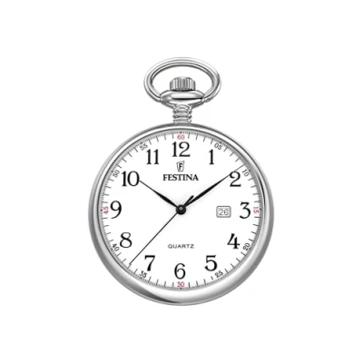Obrázek Festina Analogové quartzové kapesní hodinky F2019/1, stříbrná, Pásek