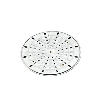 Obrázek KitchenCraft Tepelně roztírající tepelný kroužek, 18 cm, vhodná varná deska pro plynové a elektrické sporáky, rozdělovač tepla varné desky chrání hrnce pokrmy, 1 kus, stříbrný