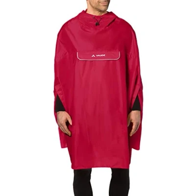 Obrázek VAUDE Unisex Valdipino pončo pláštěnka, červená, s