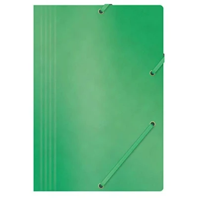 Obrázek OFFICE PRODUCTS Desky s gumovým páskem, lisovaný papír/karton A4 390 GSM, zelený,