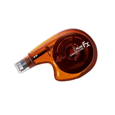 Obrázek Plus Japan korekce pero FX flexibilní Přes, 10 m x 4,2 mm, Oranžová, boční