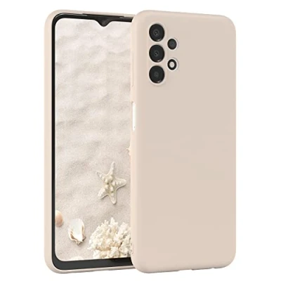 Obrázek EAZY Case Silikonové pouzdro pro Samsung Galaxy A13 (4G) Silikon Béžové měkké nárazuvzdorné na mobil ochranné s ochranou fotoaparátu tenké