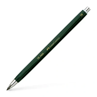 Obrázek Faber Castell 139405 Fall Minen tužka TK 9400, tuhy: 3,15 mm, stupeň tvrdosti: 5B, barva rukojeti: Zelená