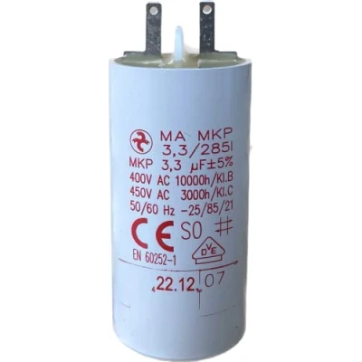Obrázek LORTECH Kondenzátor 3,3µF, CZ33UF, válcový, plast, kondenzátor, rolety/žaluzie, 10389097031