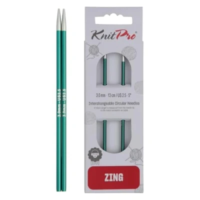 Obrázek KnitPro KP47511 K47511 Austauschbare Strickspitzen, Metal, Grün, 11.5cm / 3mm