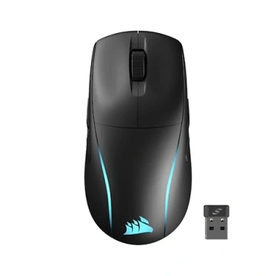 Obrázek Corsair M75 Wireless RGB lehká herní myš FPS 26 000 DPI vyměnitelná boční tlačítka kompatibilní s iCUE PC černá