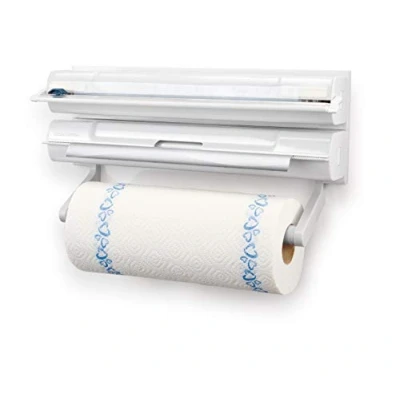 Obrázek Tescoma Wandrollenhalter Onwall 3in1, Plastik, Weiß, 39, 3 x 19, 1 9, cm, Einheiten