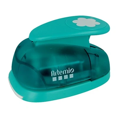 Obrázek Artemio 7,6 cm Jumbo Flower páka Punch, Zelená