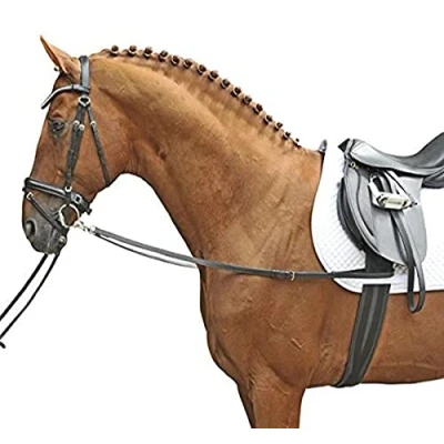 Obrázek HKM 1873 Vyztužovač, Pomocné třmeny Otěžky, hovězí kůže, Pony, 4000315562572